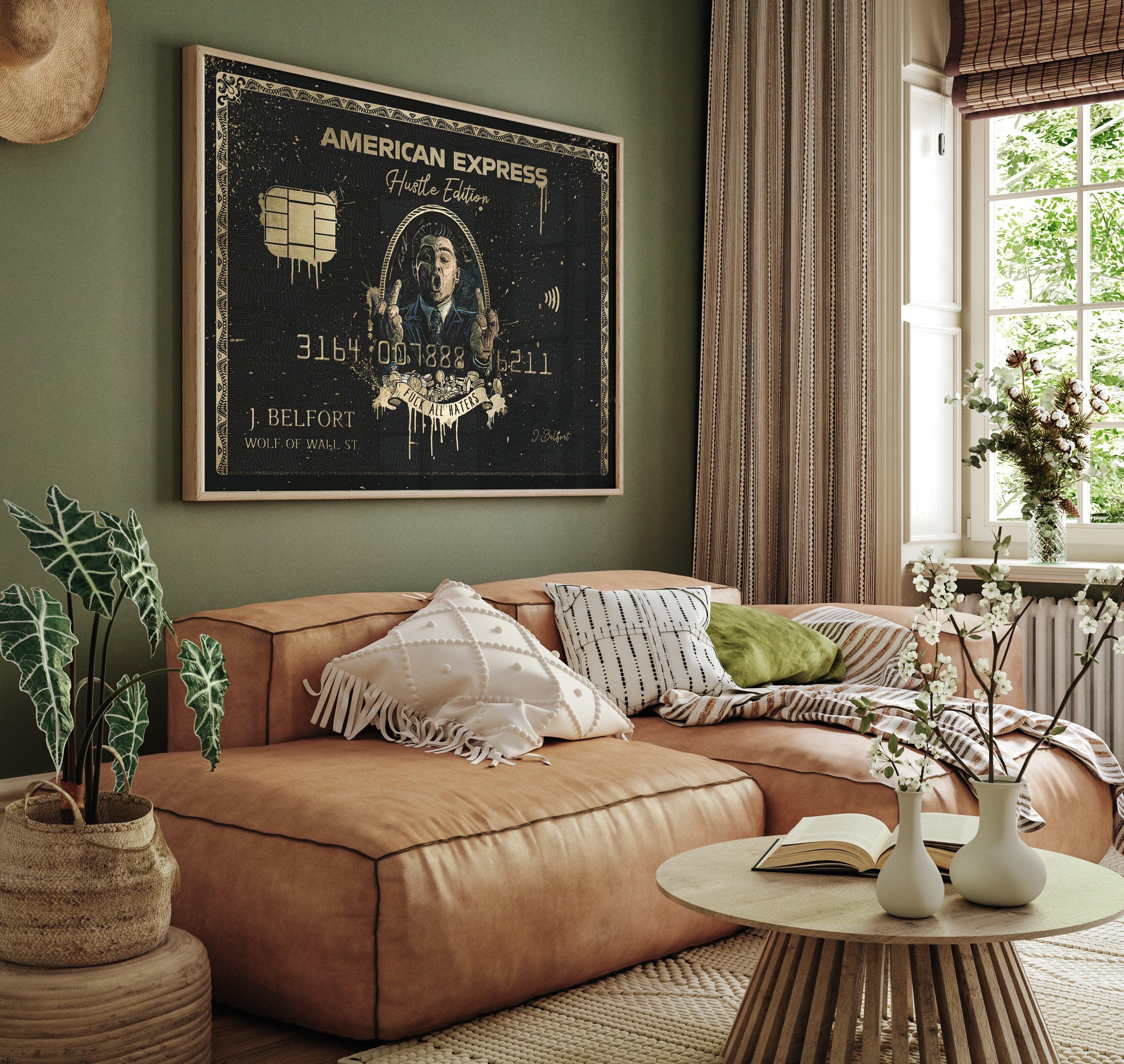 Il Lupo di Wall Street | Quadro su Tela