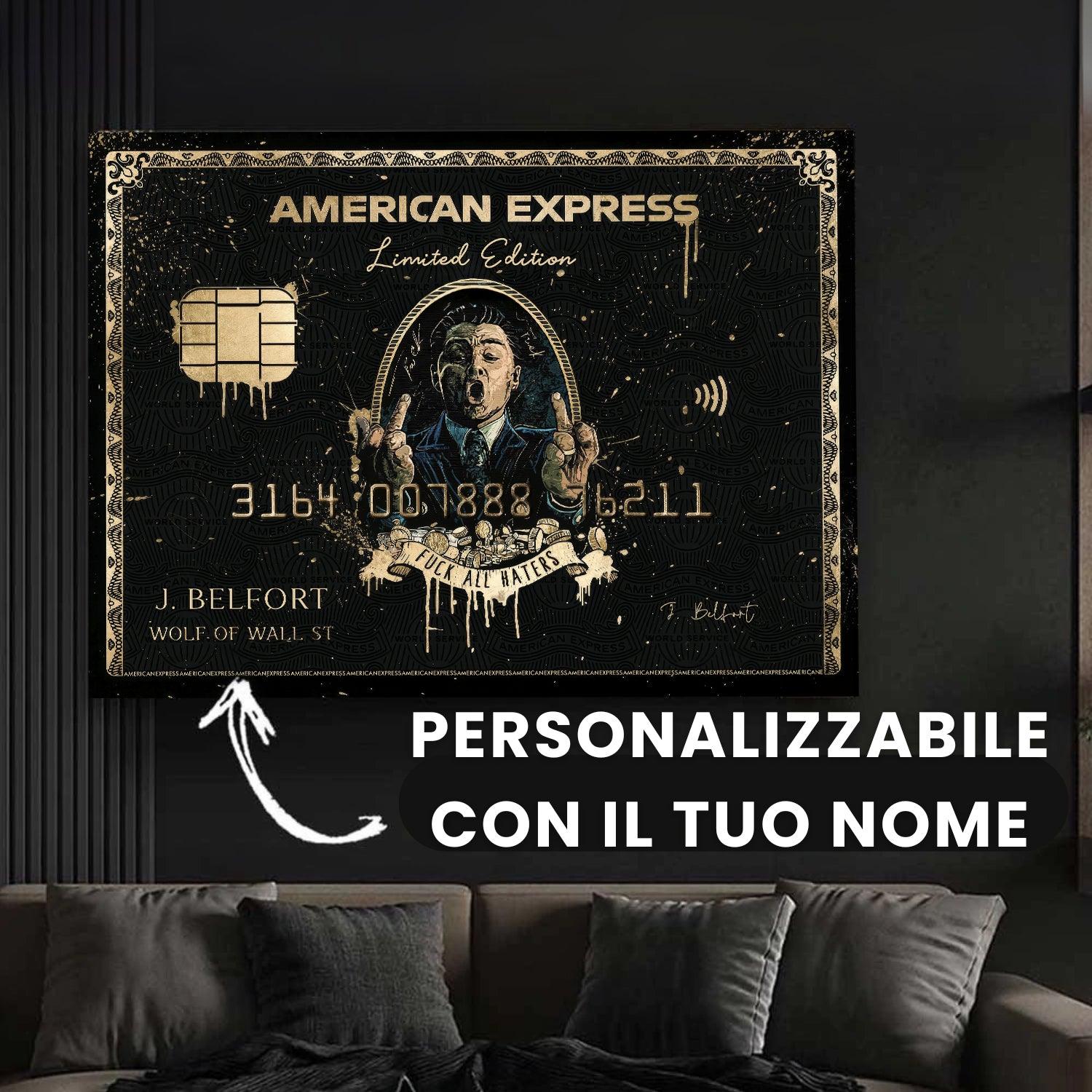 Il Lupo di Wall Street | Quadro su Tela