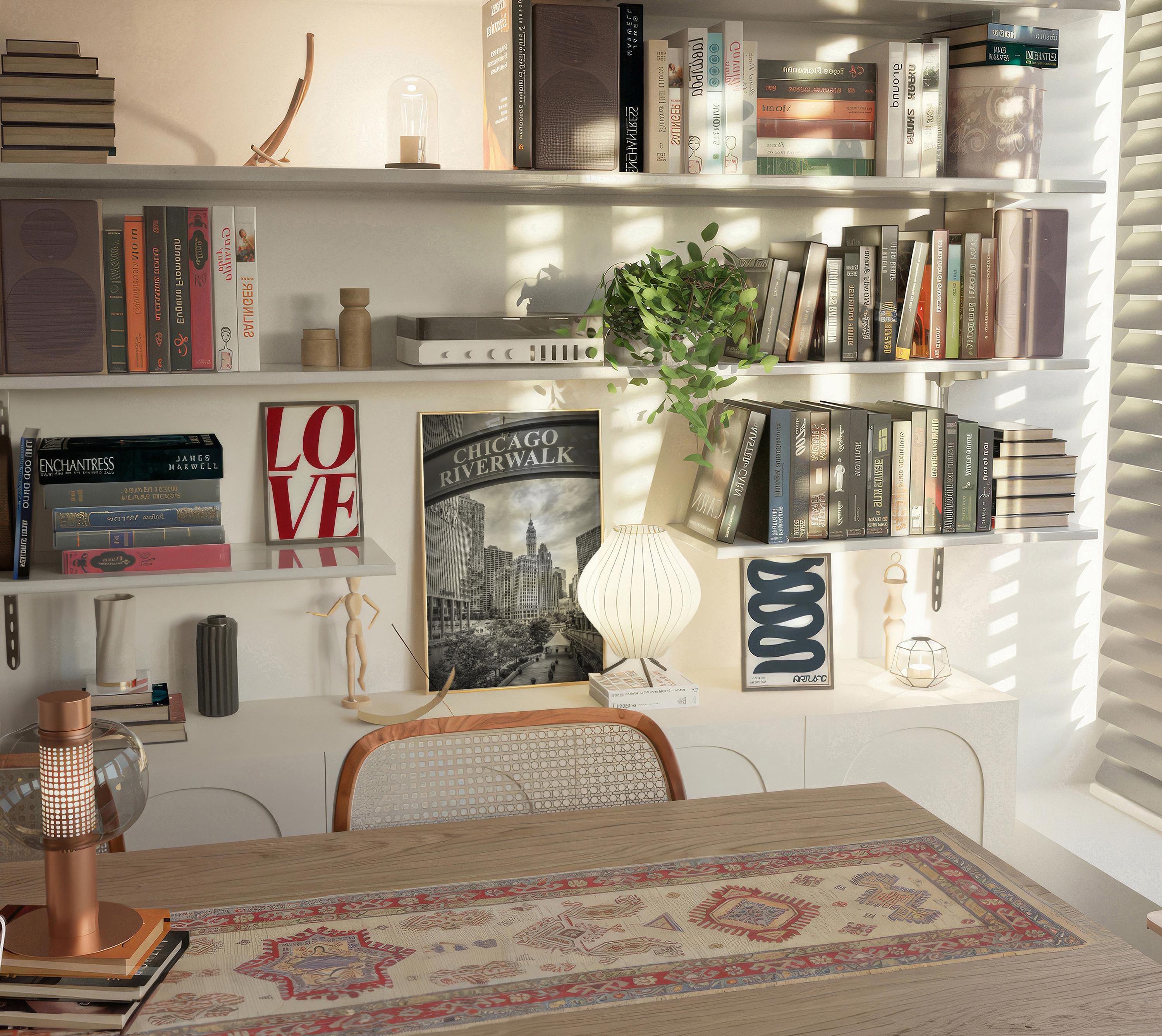 Chicago Riverwalk Vintage Photo | Poster